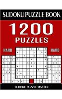 Sudoku Puzzle Master Book, 1,200 Hard Puzzles