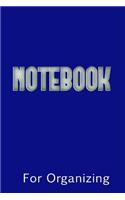 Notebook For Organizing