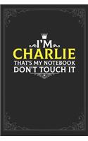 I'm Charlie that's my notebook don't touch it