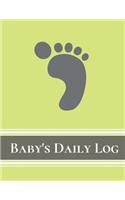 Baby's Daily Log Notebook Tracker for Newborn and Toddler