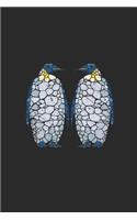 Penguin Mosaic: Dotted Bullet Notebook (6" x 9" - 120 pages) Animal Mosaic Themed Notebook for Daily Journal, Diary, Gift