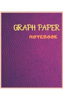 Graph Paper Notebook: GraphPaper4x4_7.5x9.25_100_noBleed.pdf.Graphing Paper for Math & Science Students,4 Squares per Inch, Large - Cool Succulent Geometric Design .