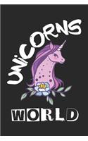 Unicorns world: A 101 Page Prayer notebook Guide For Prayer, Praise and Thanks. Made For Men and Women. The Perfect Christian Gift For Kids, Teens, College Students