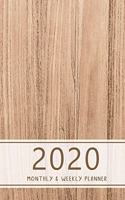 2020 Monthly & Weekly Planner