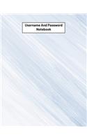 Username And Password Notebook