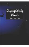 Christmas Calendar Planner 2019 2020 2021