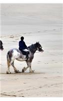 Riding Horses on the Beach in Cornwall, England Journal: Take Notes, Write Down Memories in this 150 Page Lined Journal