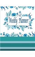 Weekly planner: 8x10 - 120 Page, Weekly planner Large Print, Things to do List, Daily checklist, to organize your time efficiency without forget. Simple and efficie