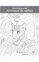 Livre de coloriage pour adultes Animaux du safari