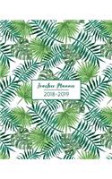 Teacher Planner 2018-2019: Weekly & Monthly Academic Lesson Planner & Record Book, 7 Period - Your Agenda Diary, Lesson Plan Journal & Organizer - Geenery Edition