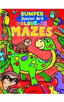 Junior Art - Colour-In Mazes, Bumper Book: Mazes to Solve and Color