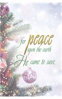 Peace Advent Christmas Tree Bulletin (Pkg of 50)