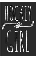 Hockey Girl: Blank Lined Journal To Write In Hockey Notebook
