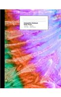 Composition Notebook Wide Ruled 7.44 X 9.69 Inches 100 Sheets / 200 Pages