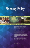 Planning Policy A Complete Guide - 2020 Edition