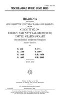 Miscellaneous public lands bills