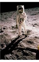 Astronaut Walks Moon Science Journal