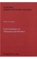 Untersuchungen Zu «Hermann Und Dorothea»