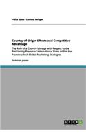 Country-of-Origin Effects and Competitive Advantage