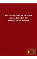 Verordnung Uber Die Sachliche Zustandigkeit in Der Kriegsopferversorgung