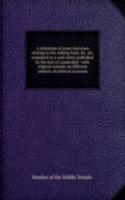 A REFUTATION OF SOME DOCTRINES RELATING