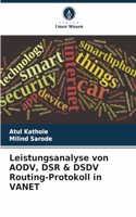 Leistungsanalyse von AODV, DSR & DSDV Routing-Protokoll in VANET