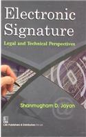 Electronic Signature ( Legal And Technical Perspectives )