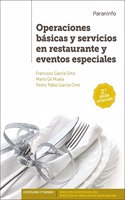 Operaciones basicas y servicios en restaurante y eventos especiales 2.a edicion
