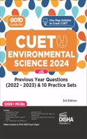 Go To Guide for CUET (UG) Environmental Science 2024 with Previous Year Questions (2022 - 2023) & 10 Practice Sets 3rd Edition | NCERT Coverage with PYQs & Practice Question Bank | MCQs, AR, MSQs