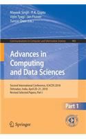 Advances in Computing and Data Sciences