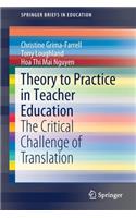 Theory to Practice in Teacher Education