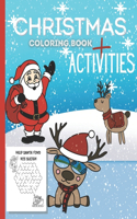Christmas Coloring Book Plus Activities