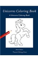Unicorns Coloring Book