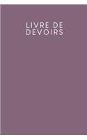 Livre de devoirs