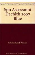 Spn Assessmnt Dechlth 2007 Blue