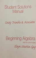 Student Solutions Manual for Beginning Algebra