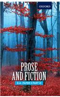 Paper II Part III: Prose and Fiction