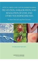 Critical Needs and Gaps in Understanding Prevention, Amelioration, and Resolution of Lyme and Other Tick-Borne Diseases
