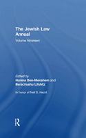 Jewish Law Annual Volume 19