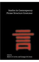 Studies in Contemporary Phrase Structure Grammar