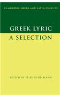 Greek Lyric