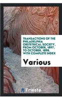 Transactions of the Philadelphia Obstetrical Society