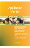 Application Vendor A Complete Guide - 2019 Edition