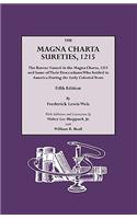 Magna Charta Sureties, 1215. Fifth Edition