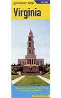 Virginia State Map: (American Map)