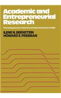 Academic and Entrepreneurial Research