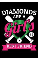 Diamonds Are a Girl's Best Friend: A Journal, Notepad, or Diary to write down your thoughts. - 120 Page - 6x9 - College Ruled Journal - Writing Book, Personal Writing Space, Doodle, N