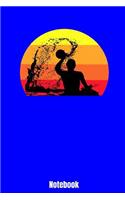 Notebook: Water Polo Silhouette 110 lined Pages 6'' x 9'' Note Book for Water Polo Player and Coaches. Journal for your training, your notes at work or school