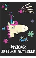 Designer Unicorn Notebook