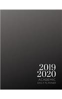 2019-2020 Academic Planner With Hours Daily Organizer: Hourly Organizer In 15 Minute Interval; Appointment Calendar With Address Book; Monthly & Weekly Goals Journal With Quotes